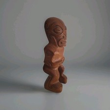 Statue Sculpture Tiki En Bois