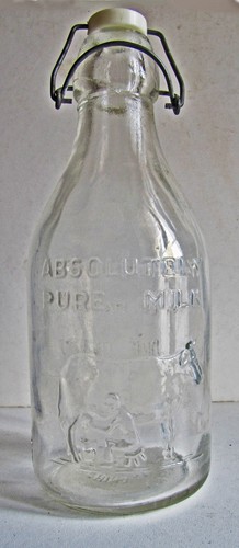Bouteille lait anglaise - de,
