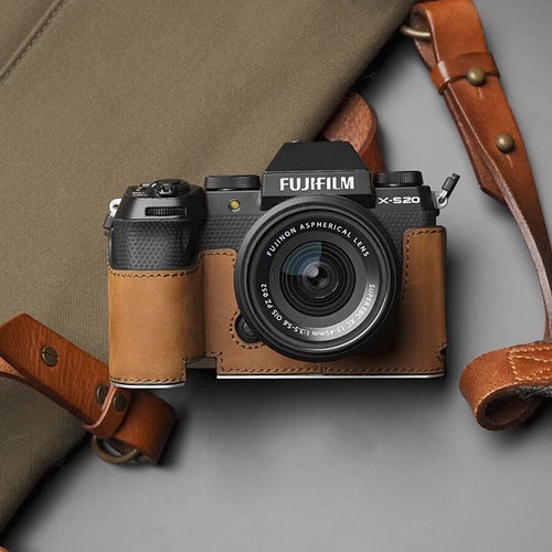 Genuine real leather camera - genuine,