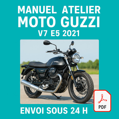 Manuel atelier moto guzzi - moto, v7