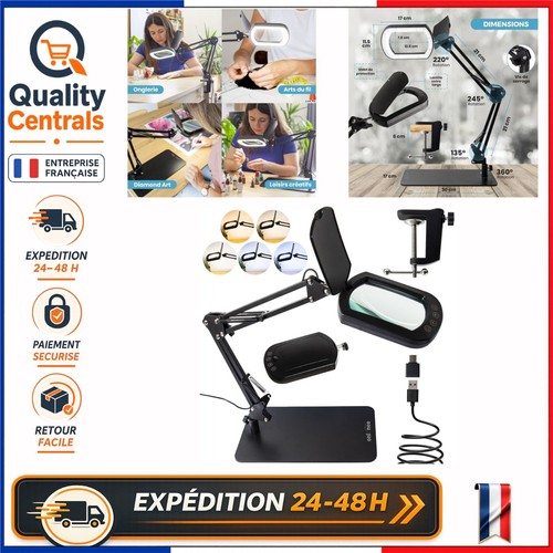 Lampe loupe sur - pied, 10x