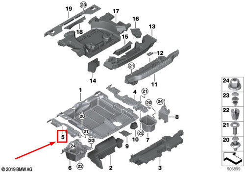 Bmw g02 f98 coussinet - f98, de