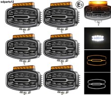 6 Phares de Travail LED 55W