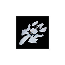 lot 7 pieces plastique blanc