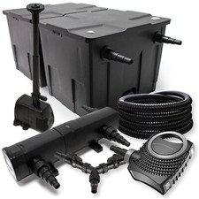 TTSunSun Kit Filtre 60000L Étang 18W Clarificateur NEO10000 80W Pompe Tuyau Fontaine