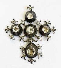 Croix normande Saint Lo argent massif 18e régional silver cross faisceau licteur