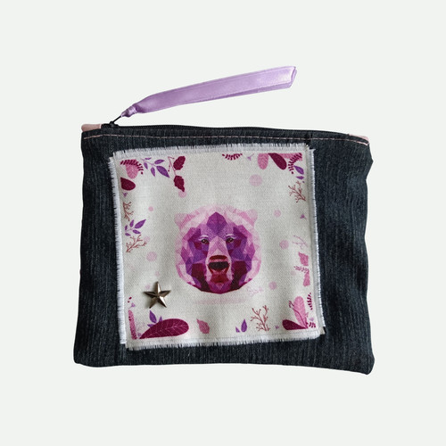 Pochette toile tete - pochette,