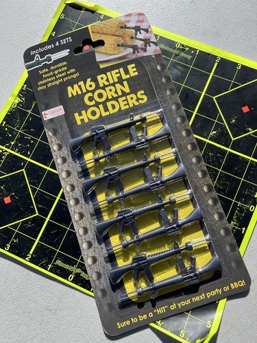 M16 rifle corn holders fun - rifle,