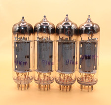4X New 6P14P-EV 6BQ5 EL84M Nos Tested Matched Quad Soviet tubes Reflector