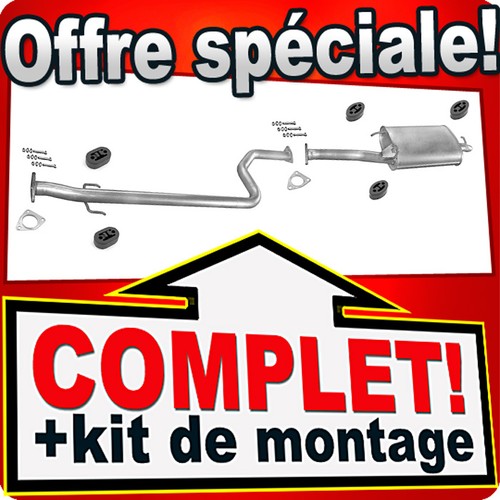 Ligne pot échappement pour - d'échappement,