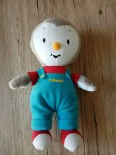 peluche doudou Jemini  Peluche T'choupi bleu rouge gris 34cm grand modele tbe