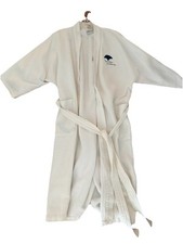 The Spa at Charleston Place, SC Turkish 100% Cotton White Unisex Robe