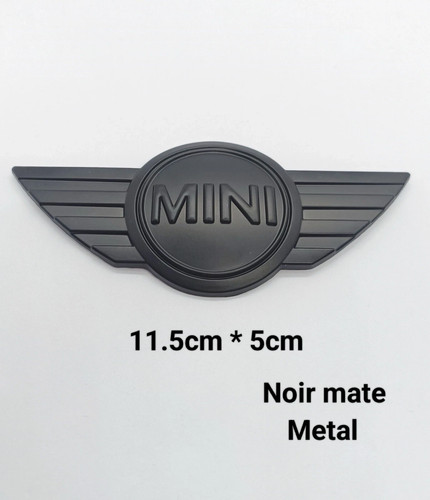 Emblème mini cooper noir - emblème,