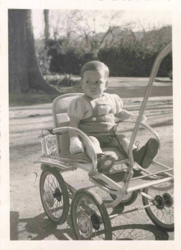 Old photograph 1949 toddler - 1949,