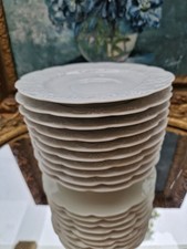 10 Soucoupes Porcelaine Fine