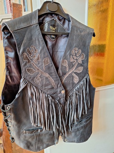 Gilet moto cuir pour - de, femme