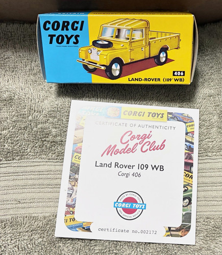 Corgi toys model club - corgi,