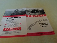 Prospectus brochure Tracteur a chenille   LEEDS FOWLER CYROTILLER  40 cv