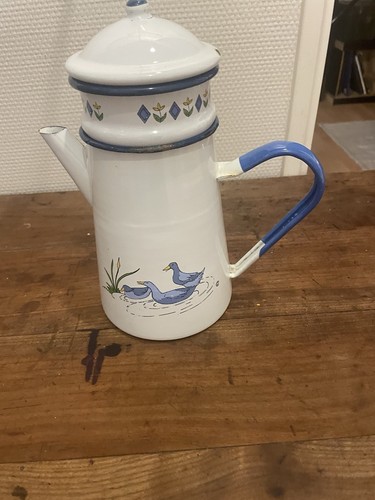 Ancienne cafetière tôle - cafetière,