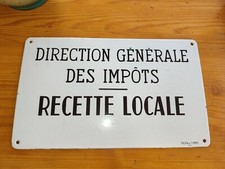 Ancienne plaque en tôle
