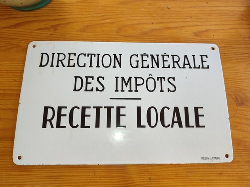 Ancienne plaque tôle - ancienne,