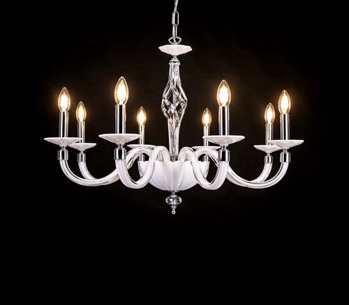 Lustre cristal blanc - cristal, a
