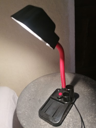 Lampe vintage bureau noir - 70,