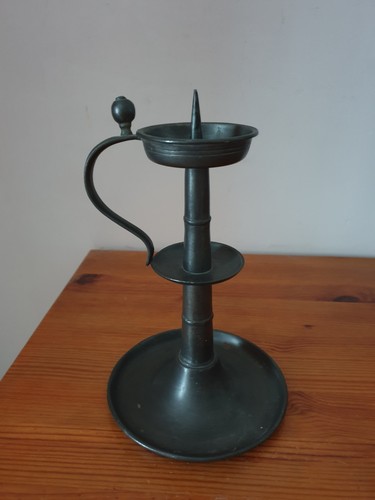 Beau bougeoir ancien - , en