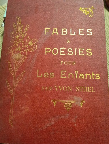 Livre ancien fables - ancien, "fables