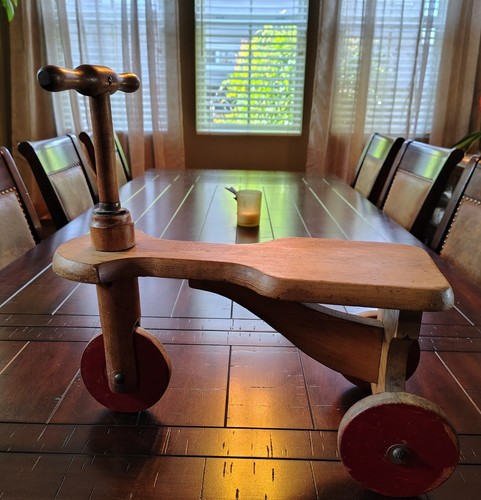 Vintage wooden antique kiddie - vintage,