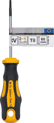 Tournevis bgs torx 3x60mm - torx, t8