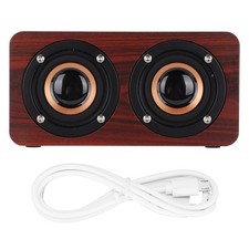 Wooden Speaker Retro Wireless Subwoofer AUX Stereo Speaker For Home