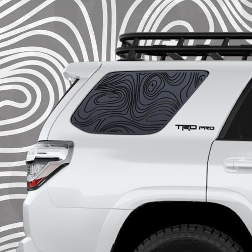 Autocollants topographiques