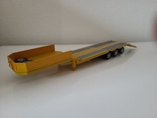 MINIATURE : SEMI REMORQUE SEULE 3 ESSIEUX PORTE CHAR NEUF