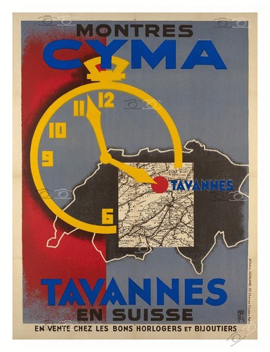 Pub montres cyma - pub,