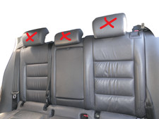 VW Golf 5 V Sièges Arrière Banquette Arrière Ceinture 3 Points Dossier Cuir