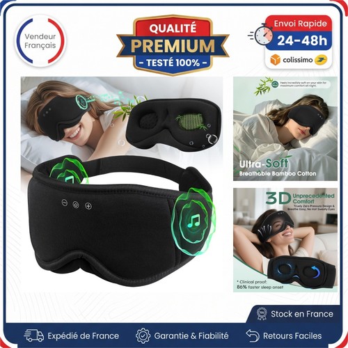 Masque sommeil bluetooth - masque, de