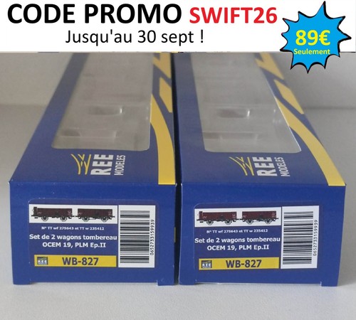 Promo ree modeles 827 lot - wb-827,