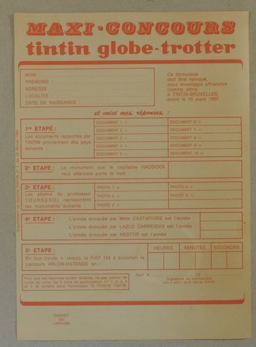 Herge tintin publicite rizla - herge,
