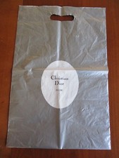 Vintage Original Christian Dior Lingerie Large Plastic Bag