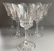 Lot 6 verres a vin en cristal