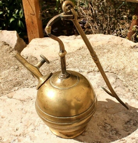 Lampe mineur bronze - lampe, en