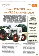 Tracteur deutz f2m - tracteur,