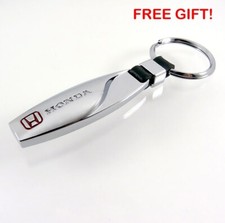 ONE PAIR (TWO PIECES) HONDA LOGO KEYCHAIN #1275 - FREE GIFT WITH PURCHASE!