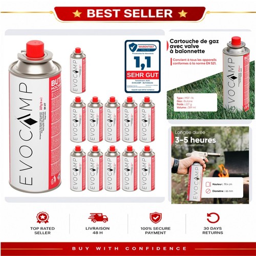 Evocamp bouteilles gaz - bouteilles, de