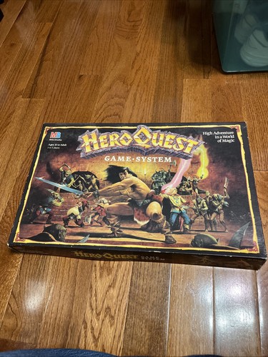 1990 heroquest board game hero - board,