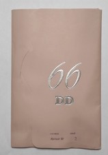 Bas nylon vintage DD  "66"  en pochette  T2 abricot