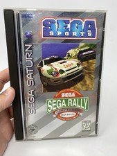 1995 Sega Rally Championship Sega Saturn Video Game Complete w/ Manual CIB
