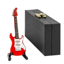 Miniature Guitar with Stand and Case 6 String Electric Mini Guitar Ins...