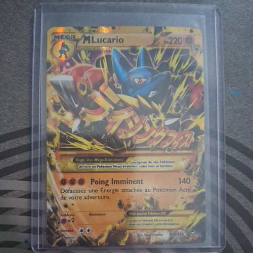 Carte pokemon méga lucario - carte, méga-lucario